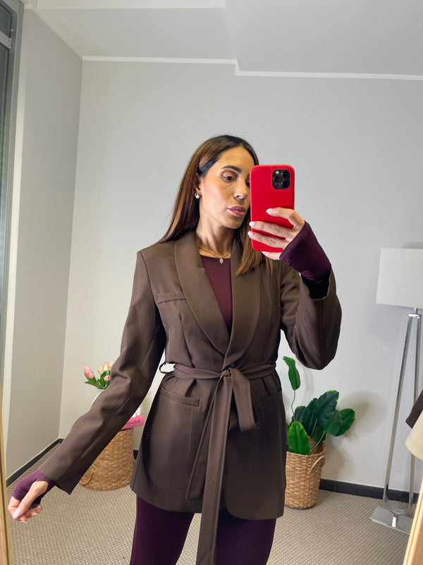 Blazer con Cintura